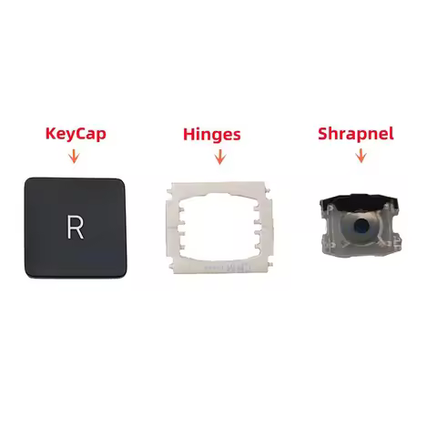 Replacement Individual R KeyCap Hinges and Shrapnel are Applicable for MacBook Pro A1534(2017)A1706 