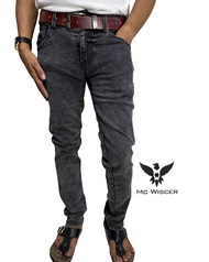 MC WISCER Celana Panjang Pria Jeans Polos Tidak Luntur Model Skinny Bahan Denim Melar Distro Pria