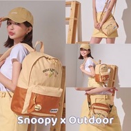 台灣代購🌟Snoopy x Outdoor 音樂祭 背囊 背包 斜孭袋 側背包 peanuts Woodstock🌟