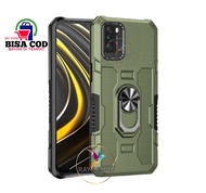 XIAOMI POCO M3 CASE ROBOT HIT EYE RING CASING HP ROBOT UNTUK XIAOMI REDMI POCO M3
