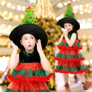 ชุดคริสต์มาส ชุดไฟกระพริบ Christmas dress ชุดต้นคริสต์มาส ชุดแฟนซี ชุดปาร์ตี้ ชุดแม่ลูก ชุดปีใหม่ ชุ