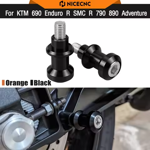 M10XP1.5 Rear Stand Swingarm Spools For KTM 690 SMC /R ENDURO R Duke 790 890 Duke Adventure/R 250/39