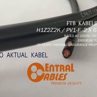 PV1-F 2x6 mm2 10 AWG H1Z2-K 2x6 TWIN CORE SLOCABLE SOLAR PANEL CABLE