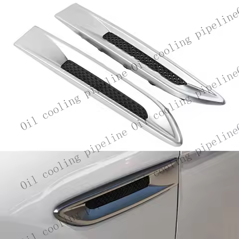 A+ 1 Pair Front Side Fender Air Vent Outlet Grille Trim For Jaguar XE F-Pace XF 260