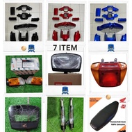 COMBO SETC 7 ITEM ORIGINAL HONDA EX5/EX5 DREAM ( COVER SET + SEAT ORI +ABSORBER+ TAILIGHT + METER CO