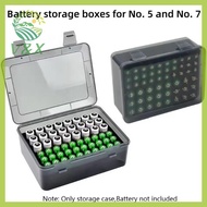 [V&X] Battery Storage Organizer Holder Holds 54 AA AAA Batteries, Battery Box Case Garage Container,