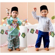 Baju Melayu Baby Boy COTTON & SELESA (Free 1 Bip Lapik Dada Baby)