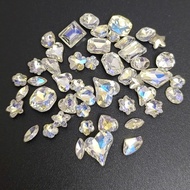 7-color blue pointed block stone, 7-color blue light block stone set with pointed legs