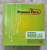 Powerflex Powermex PDX Wire NM #14/2 ( 1.6mm x 2 ) 75 Meters per Box with free 2 armak electrical tape