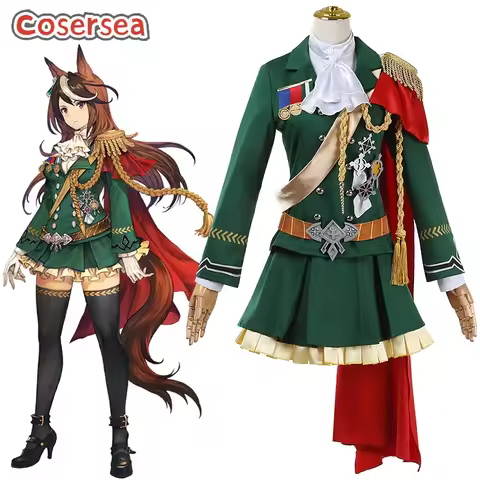 Cosersea Symboli Rudolf Cosplay Costume Uma musume: Pretty Derby Symboli Rudolf Women Dress Hallowee