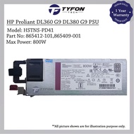 HPE HP Proliant DL360 DL380 DL560 DL580 ML110 ML350 G9 G10 Power Supply PSU 800W HSTNS-PD41 (Refurbi