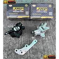 JRP CNC CALIPER GP SPECS (SILVER / BLACK ) WITH BRACKET WAVE 125