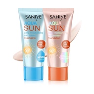 Saniye Face Sunscreen SPF 90 Waterproof Sunblock Foundation Moisturizer