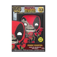 Funko Pop! Pin: Marvel Zombies: Zombie Deadpool Glow in The Dark Funko Pop! Pin: Marvel Zombies: Zom