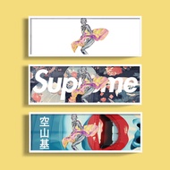 1 PCS HAJIME SORAYAMA SUPREME SIGN WHITE FRAME ACRYLIC GLASS