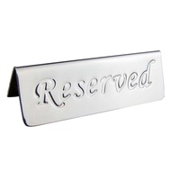 Reserved Sign/Papan Meja Reserved/Plat Reserved/Reserve Table Tag/Reserved Table Sign