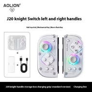 Aolion J20 Joycon for Switch, Nintendo wireless left/right gamepad, RGB lighting, motion-sensing, Ha