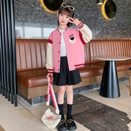 KATUN Baseball Jacket Custom Small Children Teenagers Responsibilities Full Screen Printing Doll Lotso Bear Age 1 2 3 4 5 6 7 8 9 10 11 12 13 14 15 16 17 18 Months Month Month Th Year Years Korean Style Vintage Daily Everyday Cotton Cotton Fleece 280 Gsm