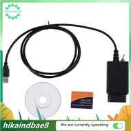 [hIkAi] ELM327 USB 25K80 FT232RL for Ford FoCCCus Cable with Switch Brush Hidden OBD2 Diagnostic Sca
