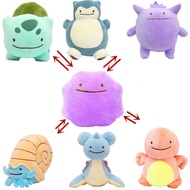 Plush Dolls Pokemon Pikachu Bulbasaur Ditto Metamon Cushion Plush Kids Toy