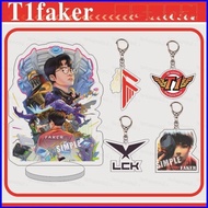 T1 faker lck Keychain Cute Toy Model