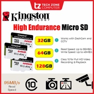 Kingston High Endurance Memory Card SDCE (32GB/64GB/128GB) 95MB/s Micro SD Card Class 10 CCTV
