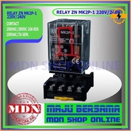 Relay Socket Socket Zn Mk2P-1 220V/240V 8Pin Set Restock