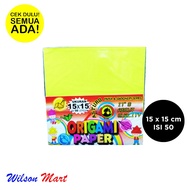 Origami PAPER ASTURO PAPER SIZE 15 X 15 CM CONTAINS 50 SHEETS