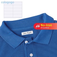 COLO 50Pieces Easy Apply Garment Identification Label Machine Wash Safe  Iron Label