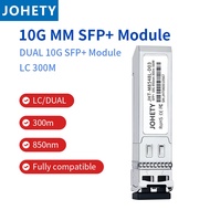 JOHETY 10Gb SFP+ Module Multimode 300m MM Duplex SFP+ Transceiver LC Optical Connector SFP-10G-SR Co
