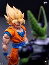 現貨 A款 實色  Lefma雷 DKO 全功率悟空 孫悟空 頭雕配件包 RE&DKO超二  S.H.Figuarts 超級賽亞人 打開決戰序幕 決戰悟空 full power