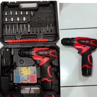 BISA COD!!! Mesin Bor Baterai Tangan Cordless Drill Battery 12V REDFOX