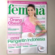 Majalah Femina 17 Oktober 2009 - Cover Acha Septiasa. 20 Finalis WF