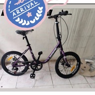 SEPEDA MINI MINION MINIVELO 20 INCH SAKONI SUPREME 7 SPEED CAKRAM DISK BRAKE MURAH CICILAN KREDIT