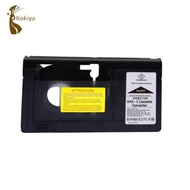 kokiya VHS to 12mm Cassette Adapter, Tape Adapter, Heavy Duty Black Professional 12mm Tape Converter