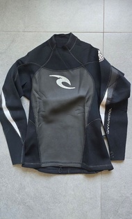 【二手近全新】Rip Curl Dawn Patrol 1.5mm 女款長袖防寒衣外套（E3 高彈性 / 前拉鍊 / 衝浪潛水SUP）