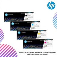 HP 222X Black Cyan Magenta Yellow Original LaserJet Toner Cartridge