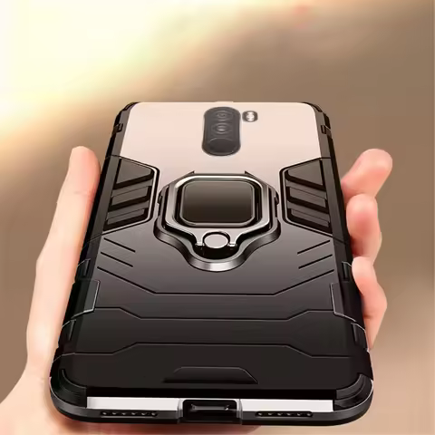 For Pocophone F1 Case For Xiaomi Pocophone F1 Case Shockproof PC+TPU Protective Armor Cover For Poco
