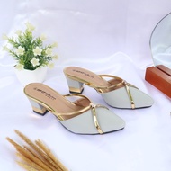 HMF Esry Women's Mules Heel Shoes NB07