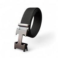 LOGO H | Men's Nylon Belt with H Buckle | Men's Canvas Belt H Logo