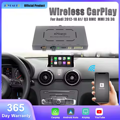 JoyeAuto for Audi 2012-2018 A1 Q3 RMC MMI 2G 3G Wireless Apple CarPlay Android Auto iOS AirPlay Retr