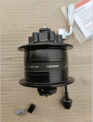 Xe Đạp Leo Núi DH - 3 D32 Công Suất 6 V3w Trống Hoa Xe Đạp Du Lịch Khóa Trong 32 Lỗ Sáu Đinh Mở Hoa 