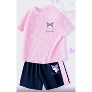 Kid's fashion Sanrio Kuromi cute girl casual outfit