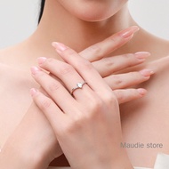 Real Moissanite Diamond Ring Pass Diamond Test Women Drop Diamond Wedding Engagement Women Ring