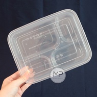Mika bento thinwall / Mika Bento Sushi / Thinwall Bento Sekat 4 (OTH-1) - 25pcs