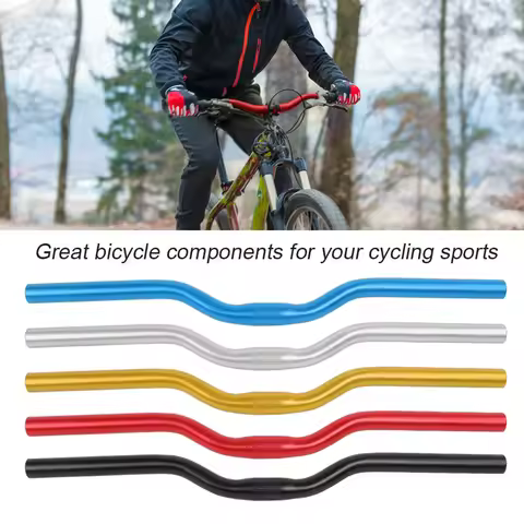 Aluminum Fixed Gear Bike Road Fixed Gear Riser Bar Handlebar 25.4mm*520mm Handlebar Fixed Gear Bike 
