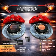 Akebono 9N Big 6 Pot Brake Kit Set