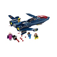 Compatible with Lego Superhero X-Men Blackbird Fighter 76281 Boy Assembled Building Block Toys Child