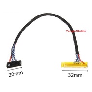 FIX-30P-D6 30Pin 1ch 6 Bit Universal LCD LVDS Cable (PS-002)