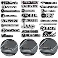 Car audio labeling, horn speaker labeling, Bose universal car center console decoration metal patch, interior personalized modification products